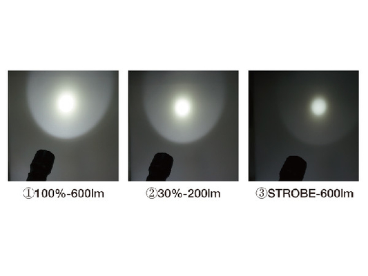 Resistência de água de mergulho da lanterna elétrica IPX8 do diodo emissor de luz de Handsize com a bateria do íon de 18650 Li