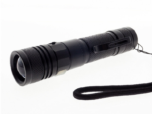 Fulgor recarregável portátil do estojo compacto da lanterna elétrica do diodo emissor de luz do EDC com micro carregamento de USB