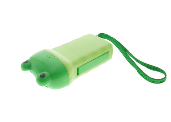 Do auto relativo à promoção da lanterna elétrica do diodo emissor de luz do dínamo do brinquedo da forma da rã tocha de carregamento