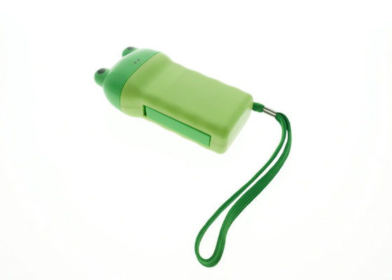 Do auto relativo à promoção da lanterna elétrica do diodo emissor de luz do dínamo do brinquedo da forma da rã tocha de carregamento