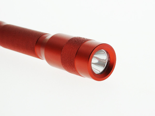 Material 2 da liga de alumínio da lanterna elétrica da pena do diodo emissor de luz do Cree do poder super * baterias do AAA