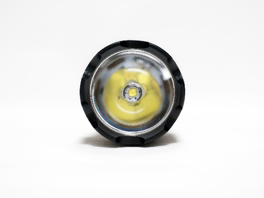 O lúmen Shell preto da lanterna elétrica 1500 da segurança do diodo emissor de luz do Cree da liga de alumínio colore