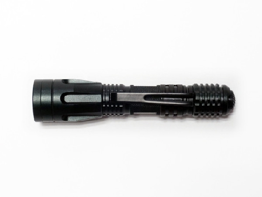Lanterna elétrica Aero do diodo emissor de luz Keychain da categoria A7075 com o grampo da pena da alta intensidade