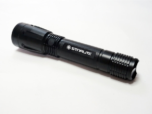 Logotipo personalizado IPX7 tático da autodefesa da lanterna elétrica da aplicação da lei