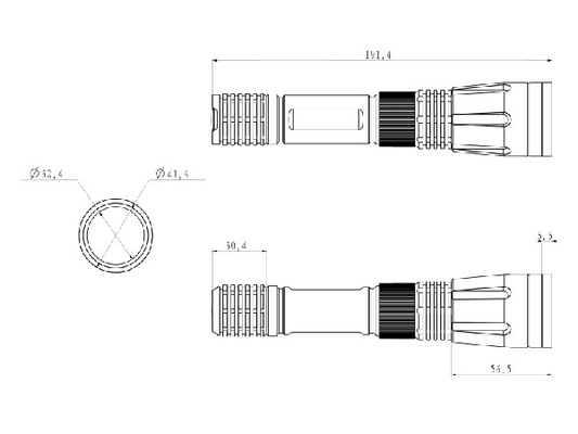 Lanterna elétrica recarregável do diodo emissor de luz da bateria 500 Lumen18650 para o acampamento exterior