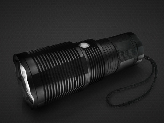 A lanterna elétrica recarregável 3000lm da segurança do diodo emissor de luz do dissipador de calor Waterproof o poder 30W