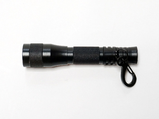 Lanterna elétrica morna do diodo emissor de luz Keychain do branco do mini zumbido com 1 * bateria seca do AAA