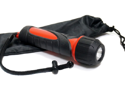 IPX8 Waterproof a lanterna elétrica de mergulho conduzida, lanterna elétrica do mergulho autônomo dos 10m da bateria 4AA